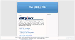 Desktop Screenshot of onelist.wingedpig.com